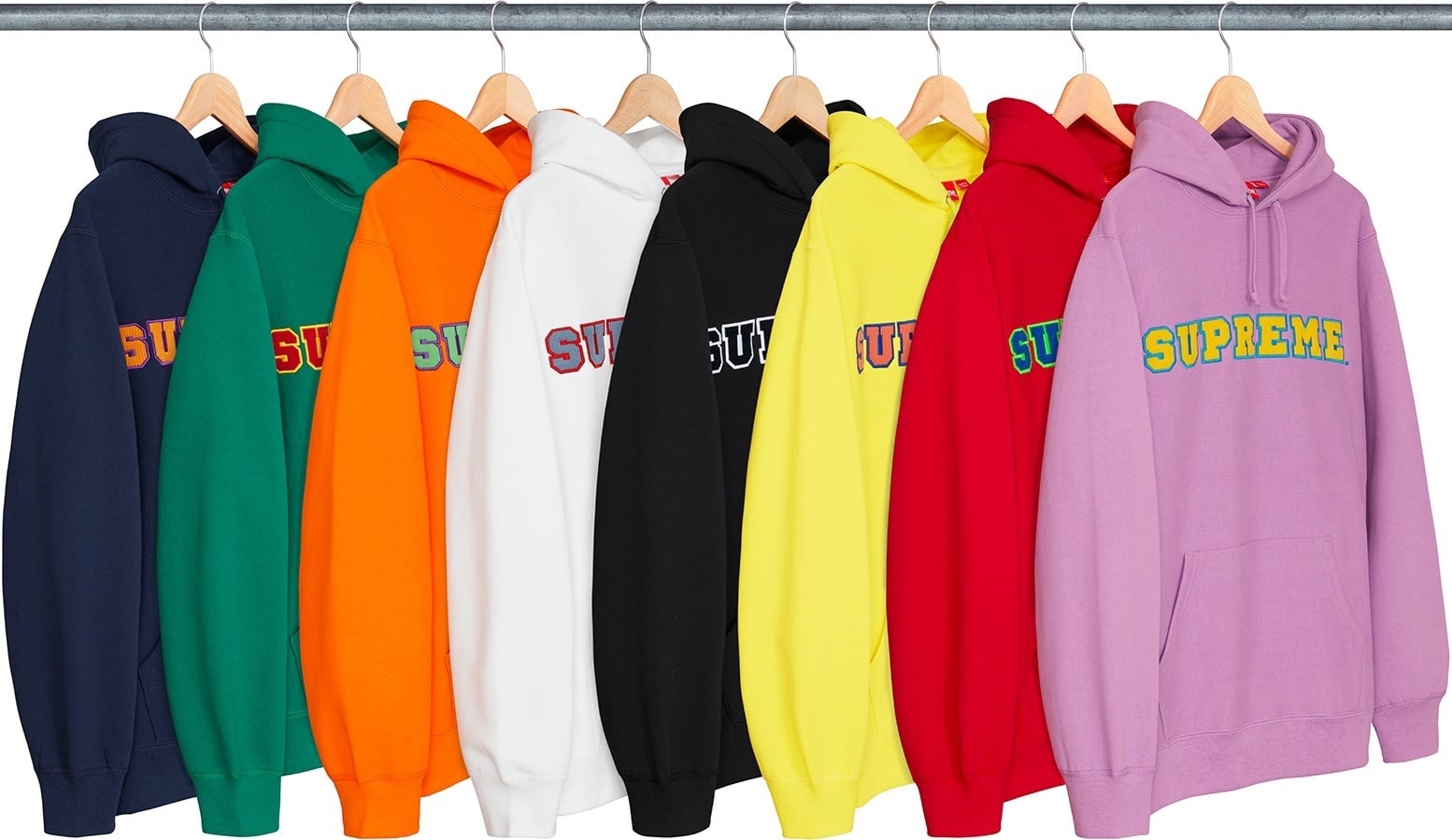 Cord Collegiate Logo Hooded Sweatshirt